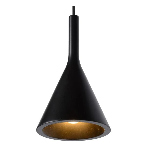 Lucide GIPSY - Pendant light - 4xE27 - Black - detail 2